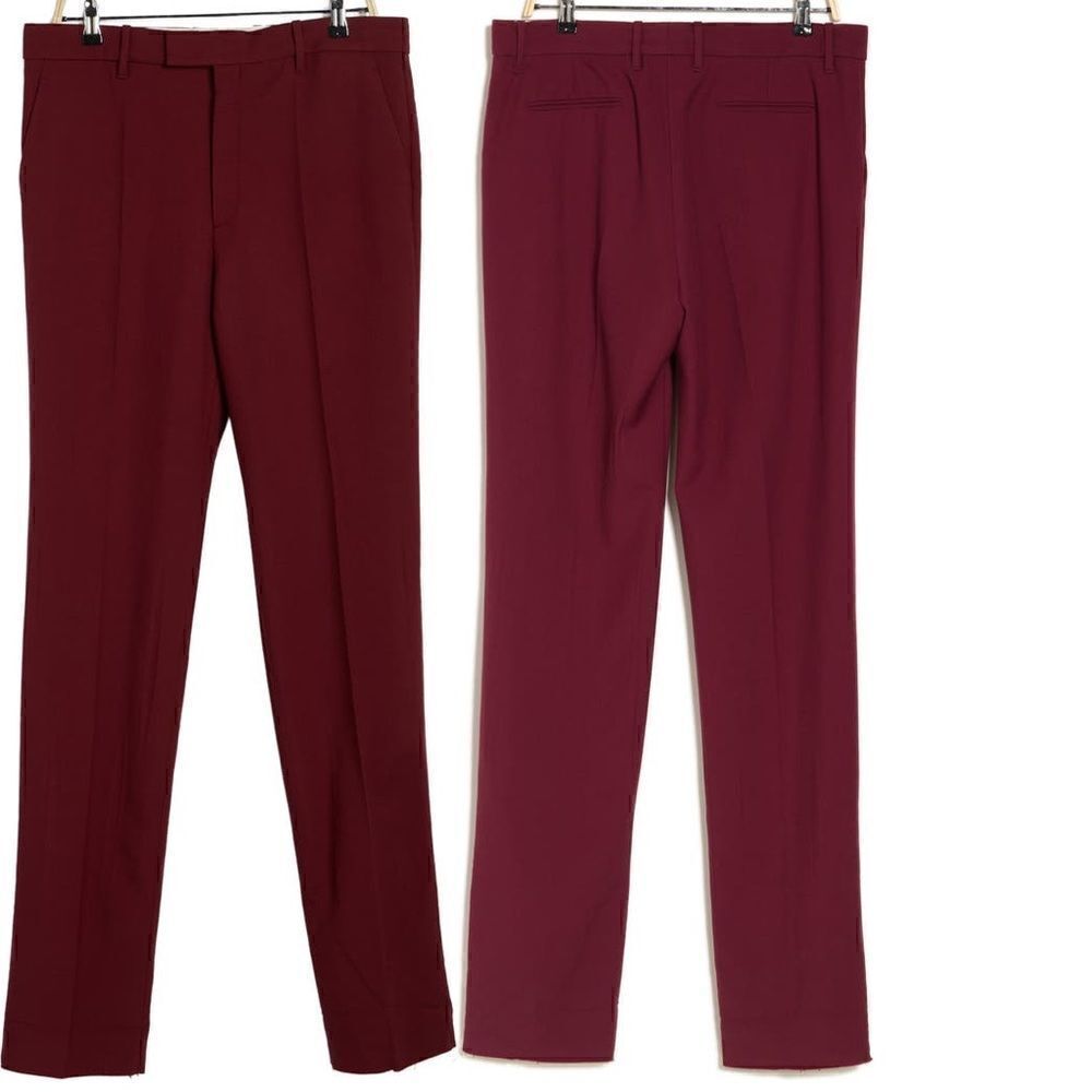 Gucci wool pants size EU 46 raspberry color